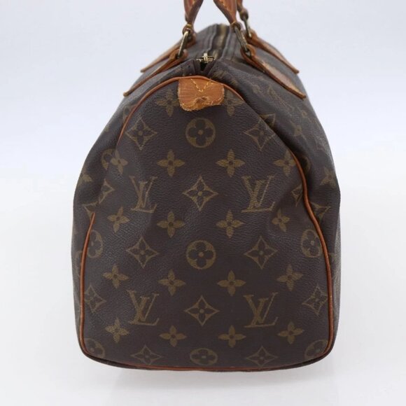 LOUIS VUITTON Monogram Speedy 30 Hand Bag M41526 LV Auth 148730 - Picture 6 of 16